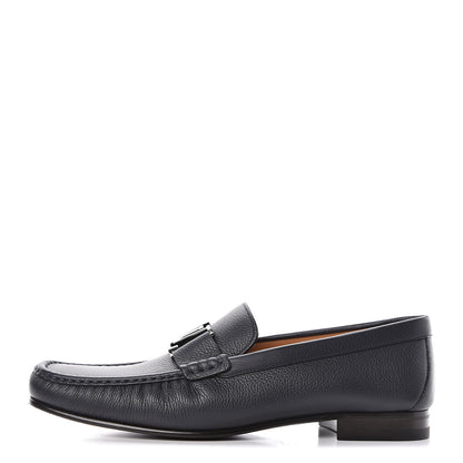 Louis Vuitton Calfskin Mens Montaigne Loafers 9.5 Marine 1 of 9