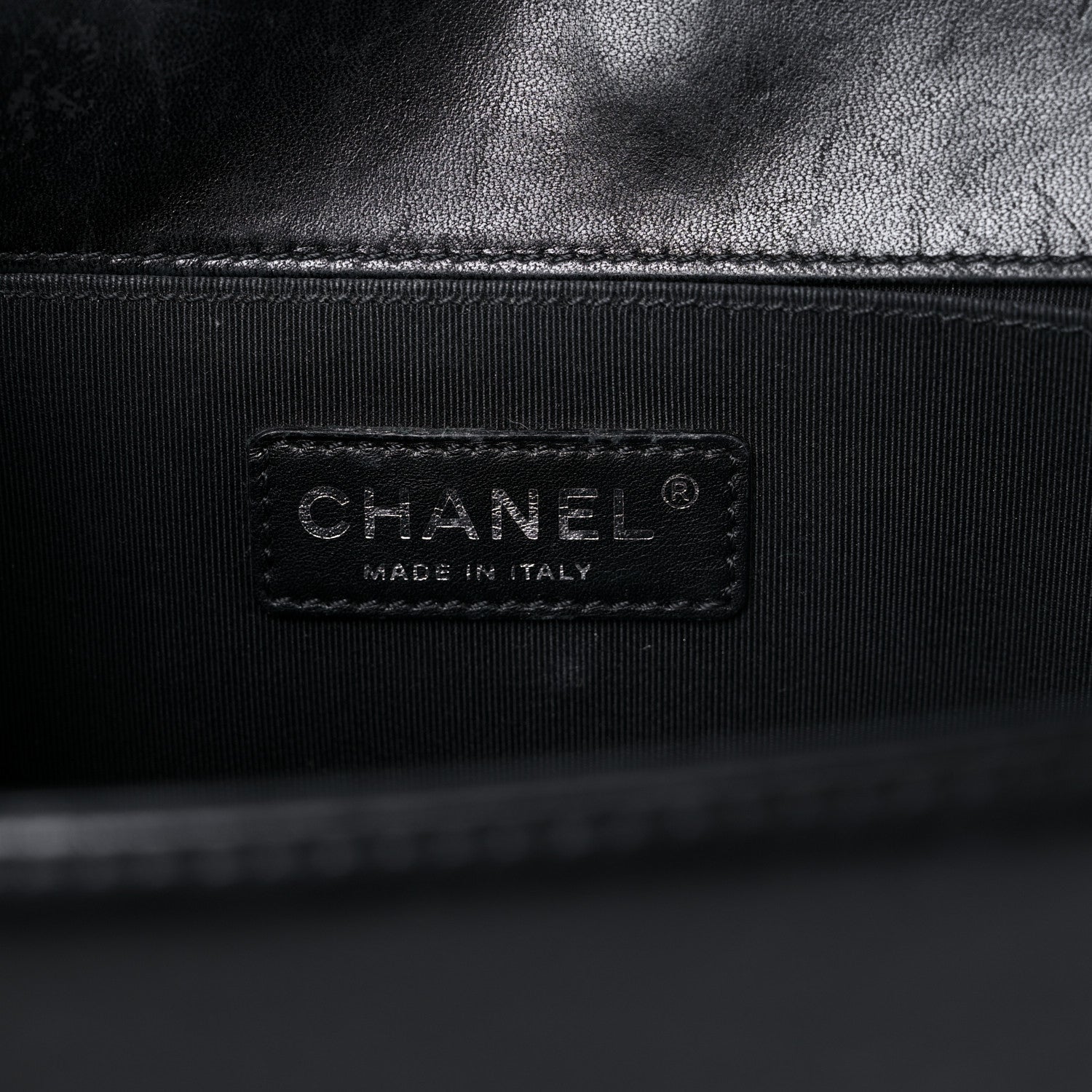 Chanel Lambskin Perforated Medium Boy Flap Black 5 of 13