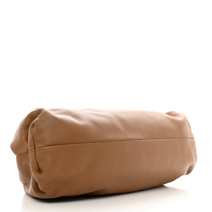 Bottega Veneta Smooth Butter Calf The Pouch Oversized Clutch Teak 4 of 7
