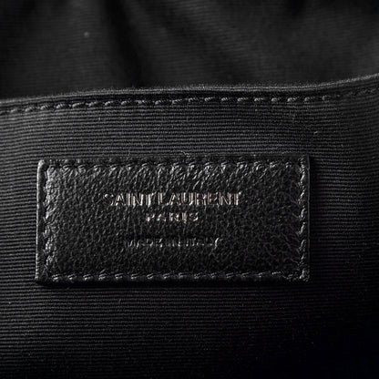 Saint Laurent Calfskin Matelasse Monogram Lou Camera Bag Black 6 of 8