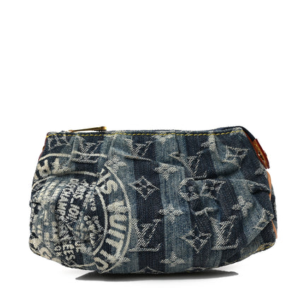 Louis Vuitton Denim Raye Trousse Cosmetic Pouch 1 of 6