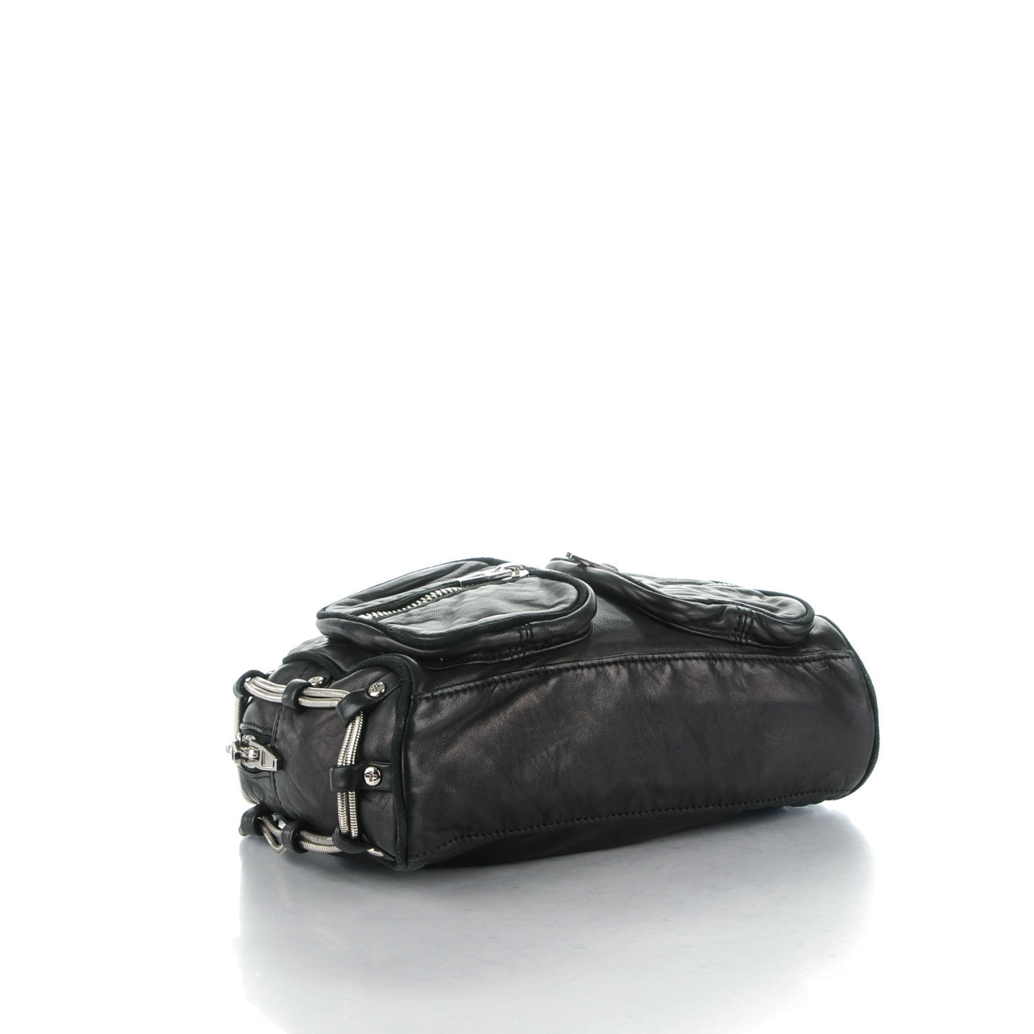 Alexander Wang Washed Lambskin Brenda Chain Black 4 of 7
