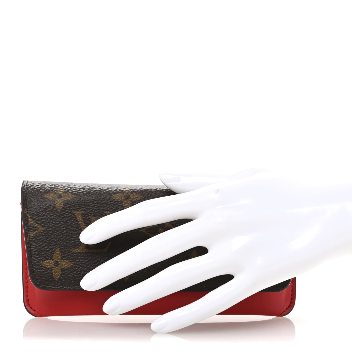 Monogram Woody Glasses Case Rouge