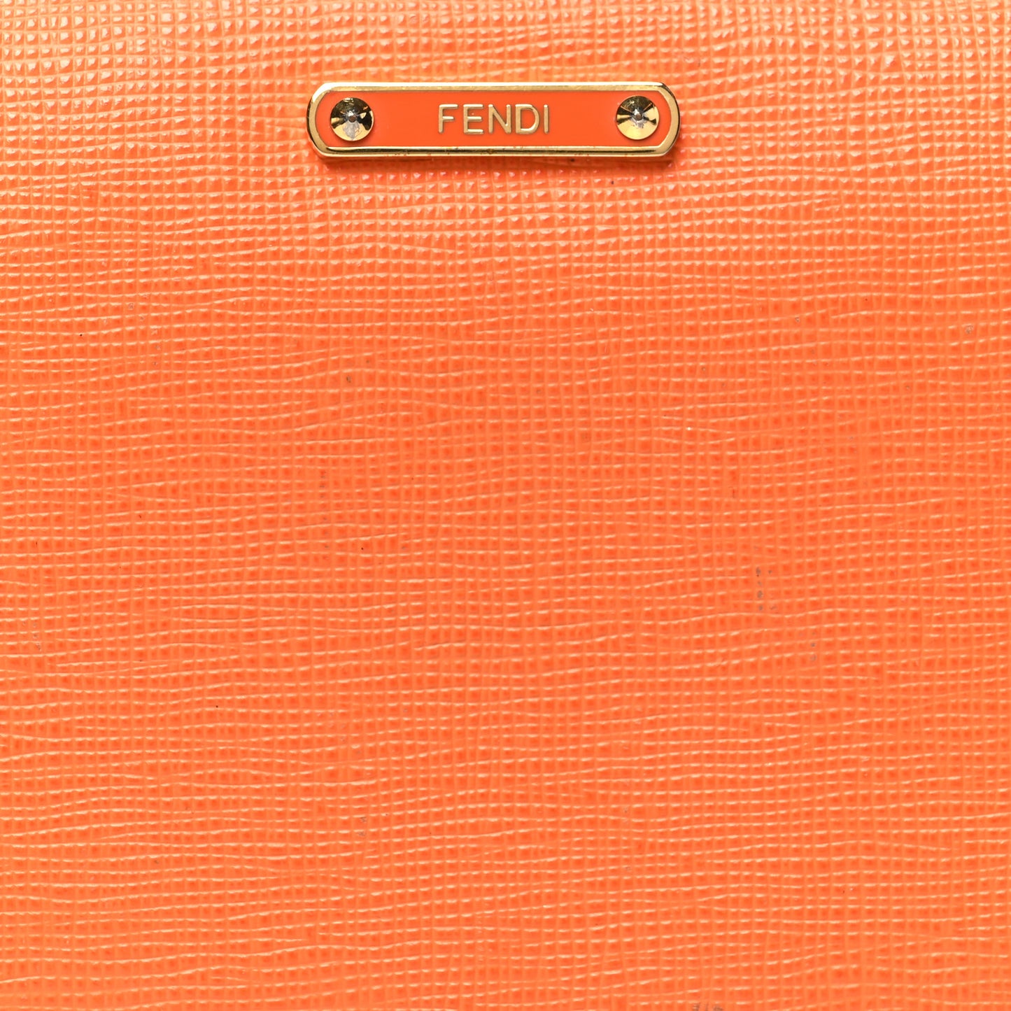 Vitello Elite Zip Around Wallet Arancio