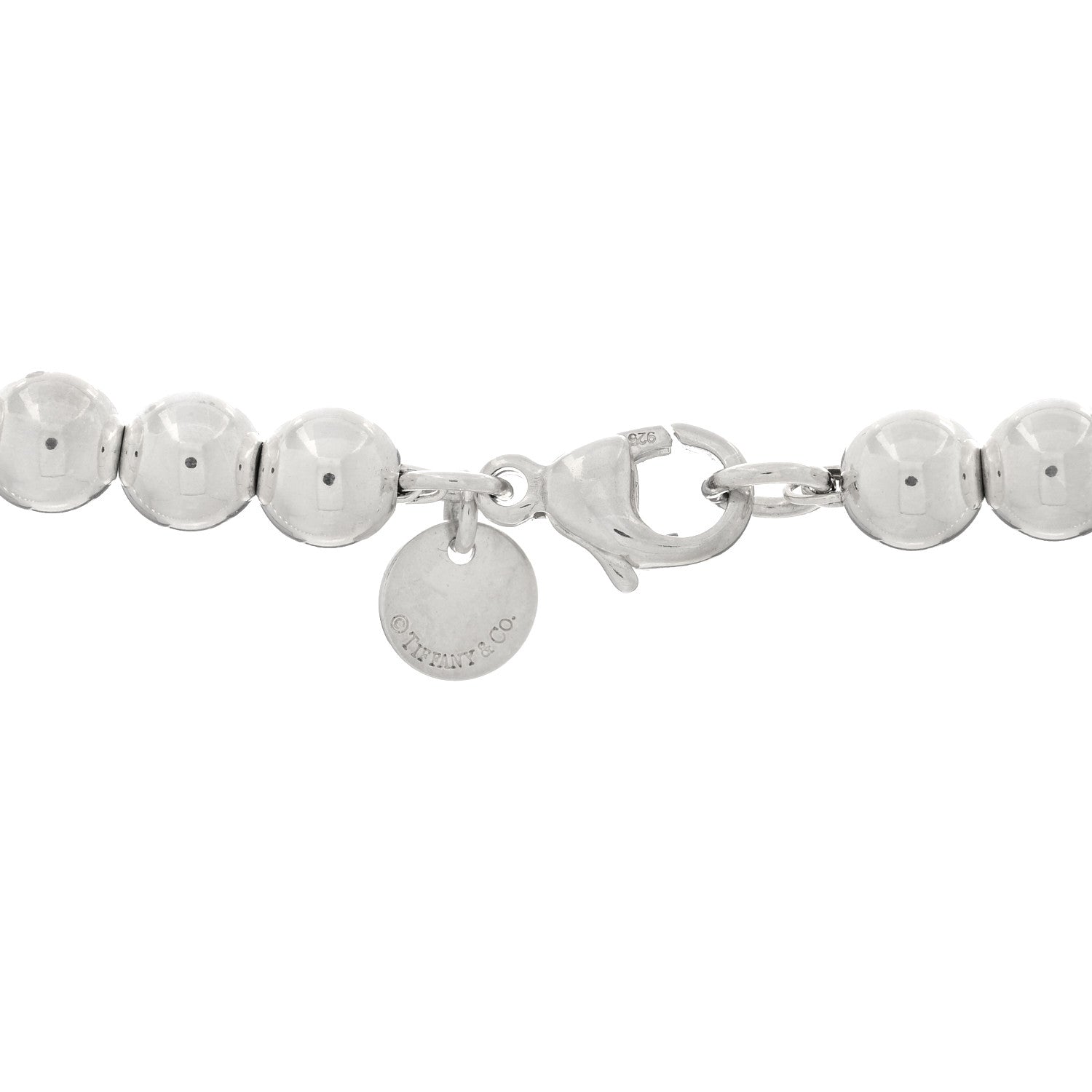Tiffany Sterling Silver HardWear Graduated Ball Necklace 3 of 3