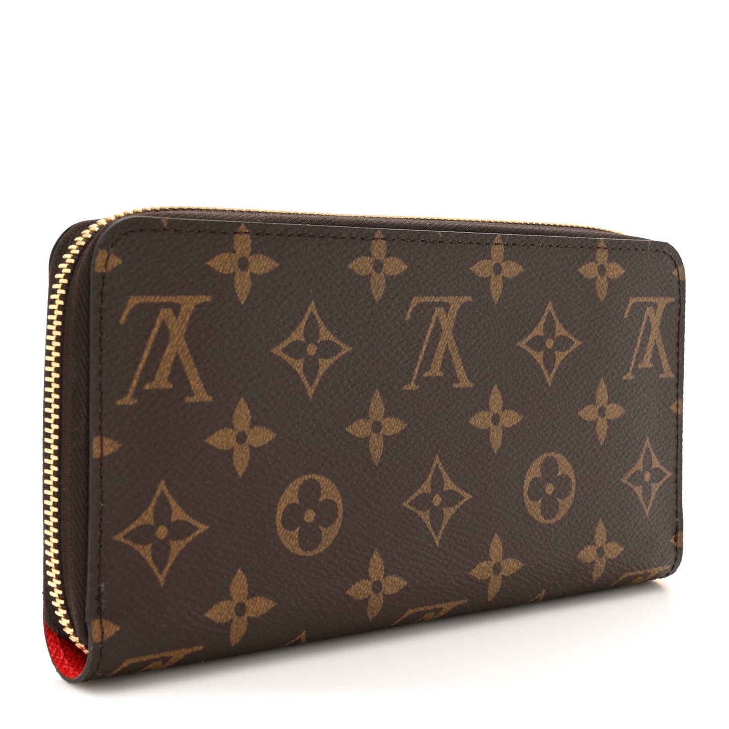 Monogram Zippy Wallet Coquelicot