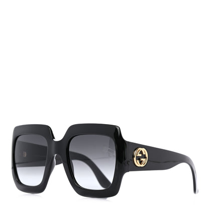 Gucci Acetate Square Frame Sunglasses GG3826S Black 1 of 7