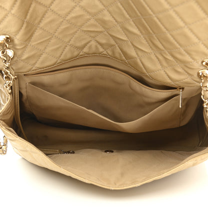 Chanel Metallic Calfskin Quilted Small XXL Travel Flap Bag Gold 5 of 11
