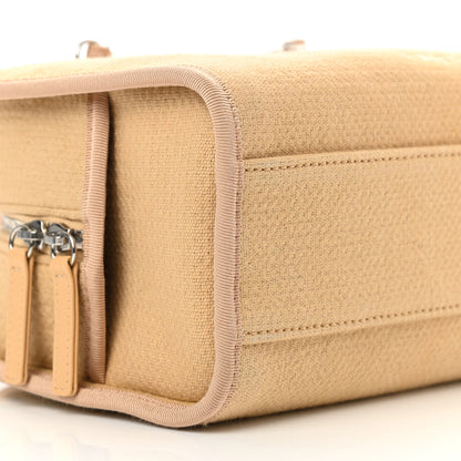 Chanel Canvas Deauville Small Bowling Bag Beige 9 of 11