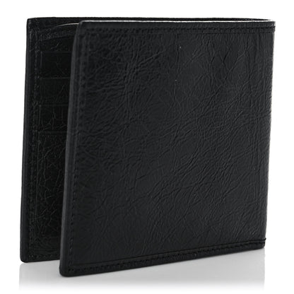 Gucci Fluffy Calfskin Morpheus Bi-Fold Wallet Black 3 of 8