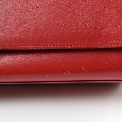 Saint Laurent Smooth Calfskin Medium Classic Monogram Kate Tassel Satchel Lipstick Red 18 of 23