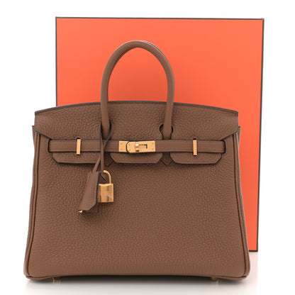 Hermes Togo Birkin 25 Alezan 11 of 11