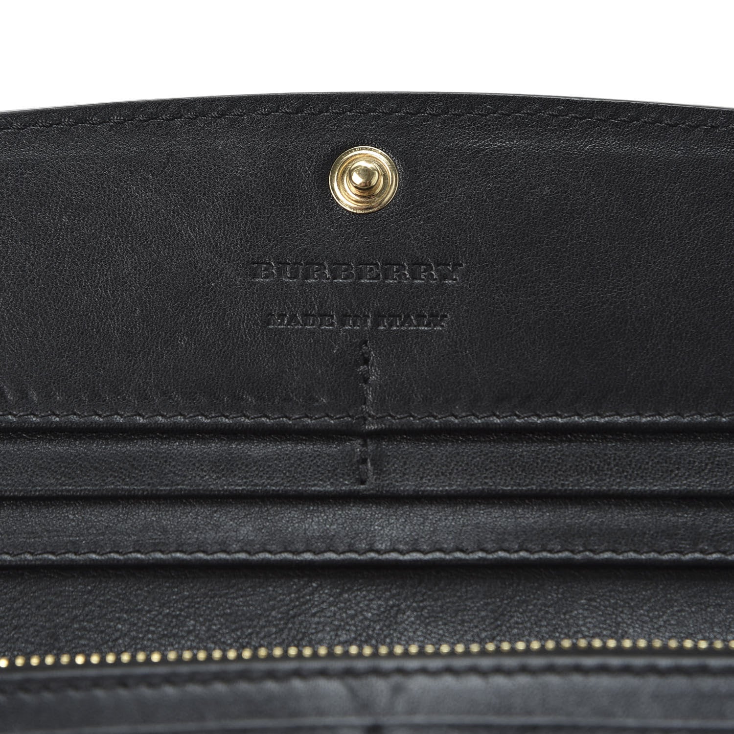 Burberry Haymarket Check Continental Wallet Brown 9 of 11