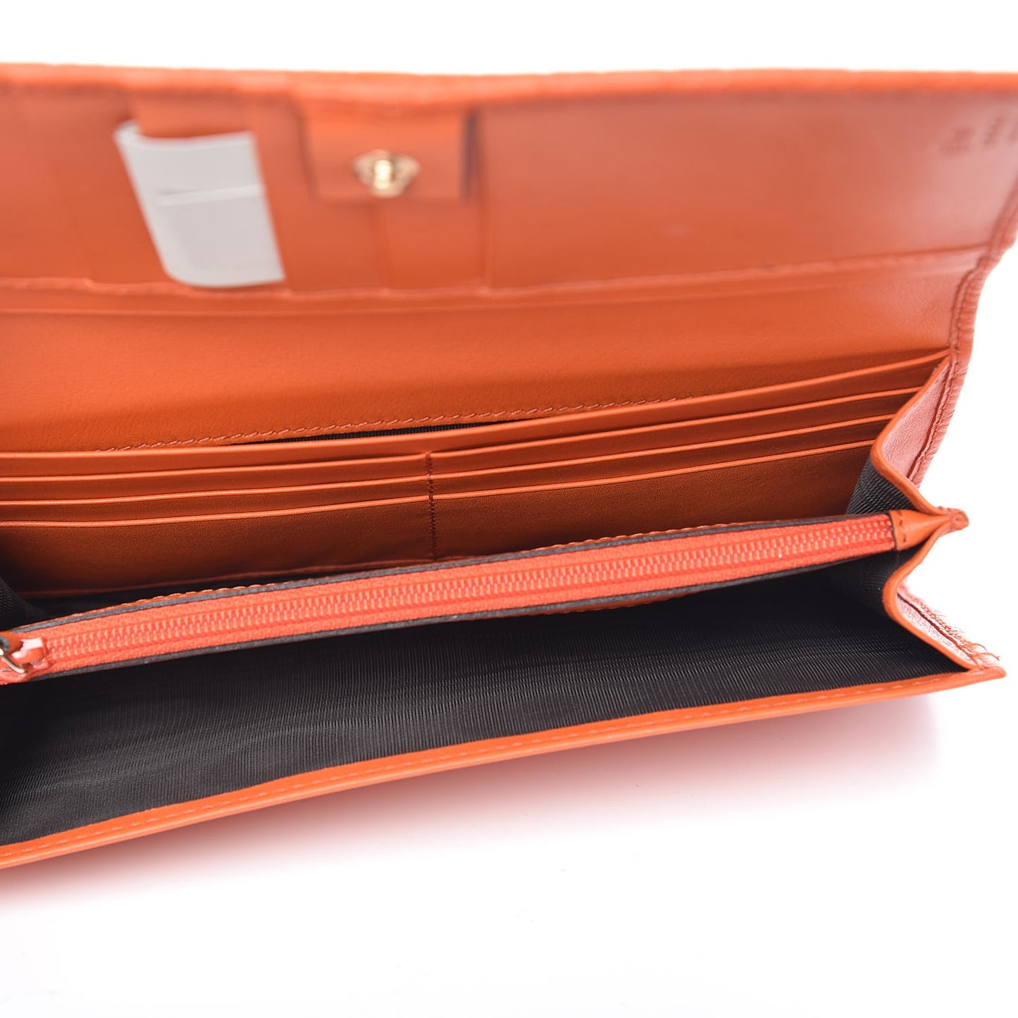 Soft Microguccissima Continental Wallet Sun Orange