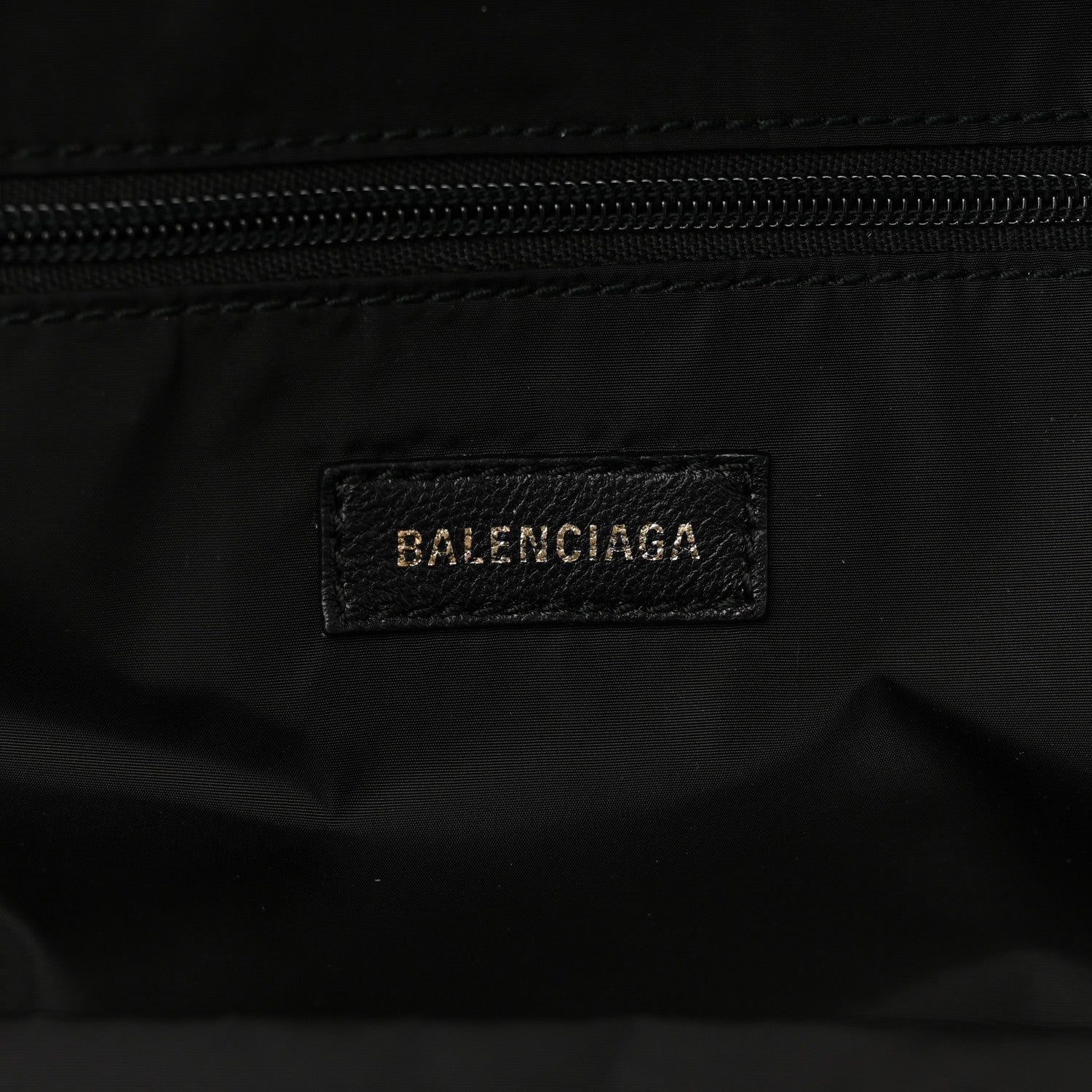 Balenciaga Sport Nylon Logo Embroidered Large Wheel Backpack Black 6 of 11