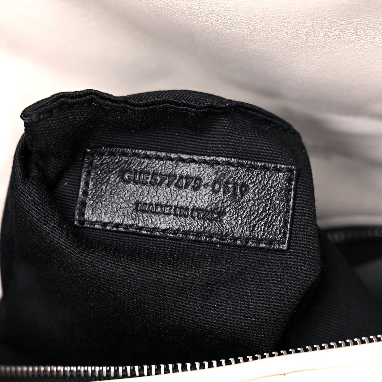 Saint Laurent Lambskin Quilted Medium Loulou Puffer Monogram Chain Satchel Crema Soft 8 of 13