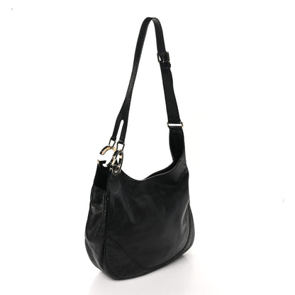 Gucci Guccissima Medium Charlotte Hobo Black 3 of 12