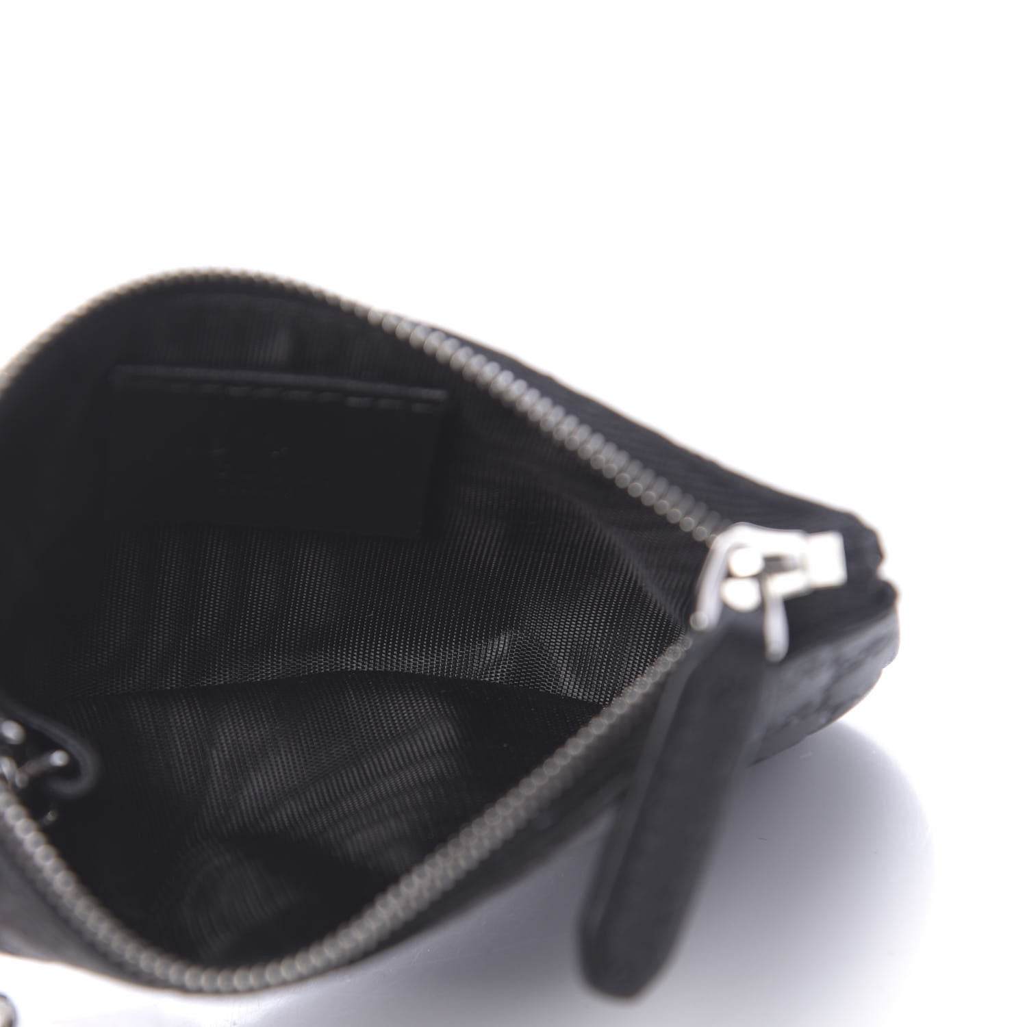 Gucci Microguccissima Key Ring Coin Case Black 5 of 8