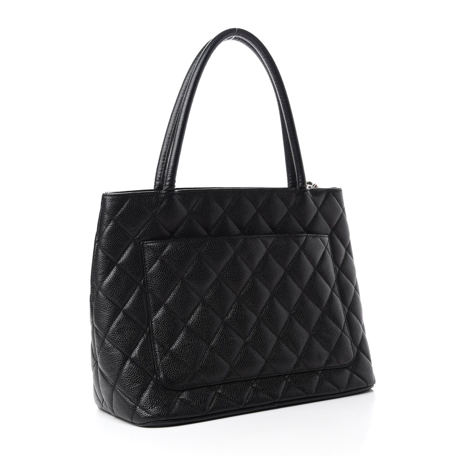 Chanel Caviar Quilted Medallion Tote Black 3 of 10