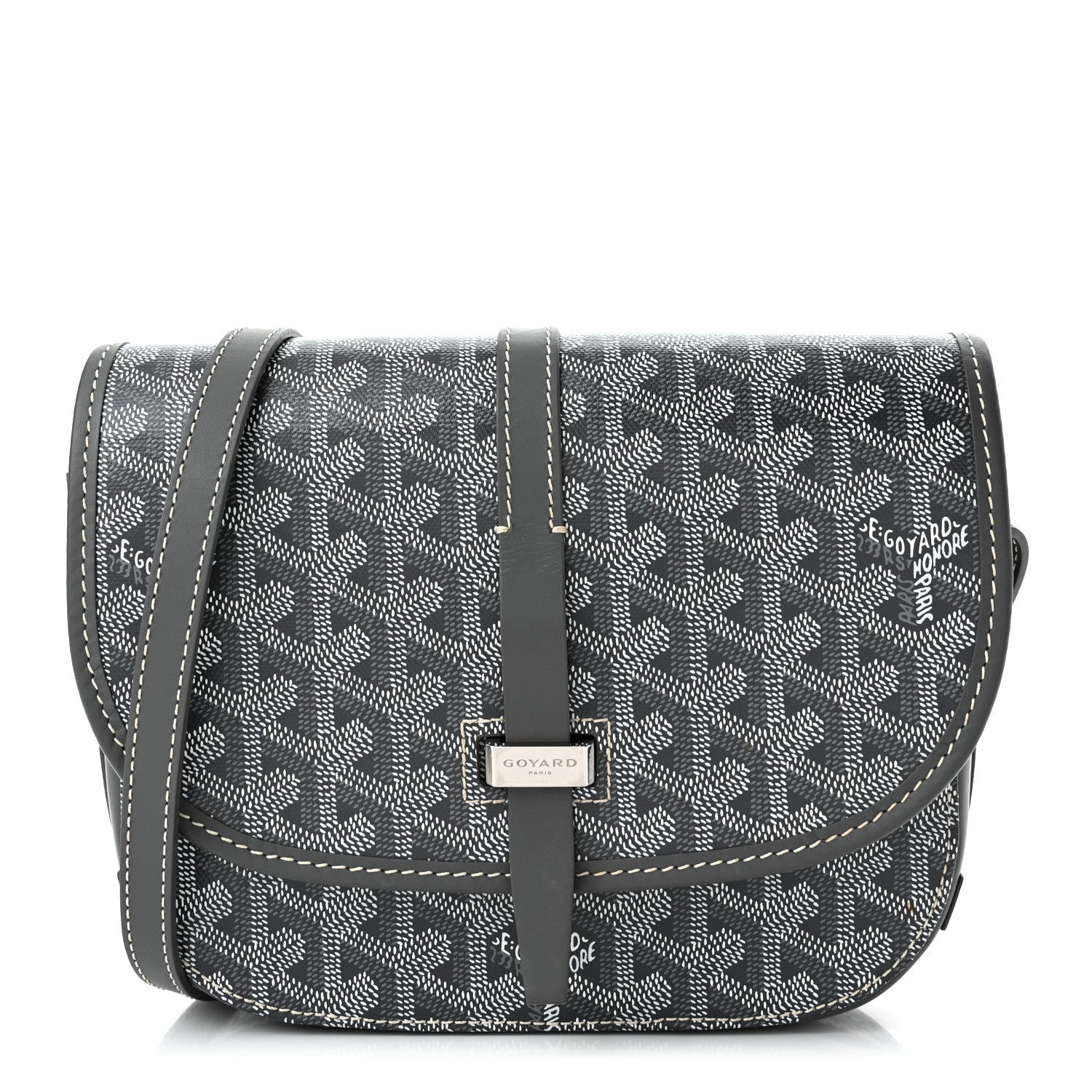 Goyard Goyardine Belvedere II PM Messenger Bag Gray 1 of 9