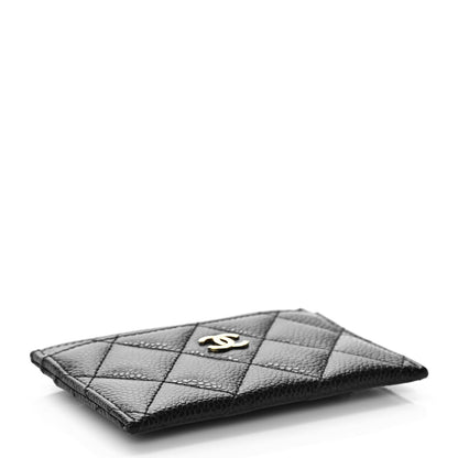 Chanel Caviar Quilted Card Holder Black 4 of 11
