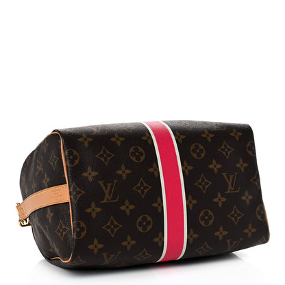 Louis Vuitton Monogram My LV Heritage Speedy Bandouliere 25 Fuchsia White 4 of 10
