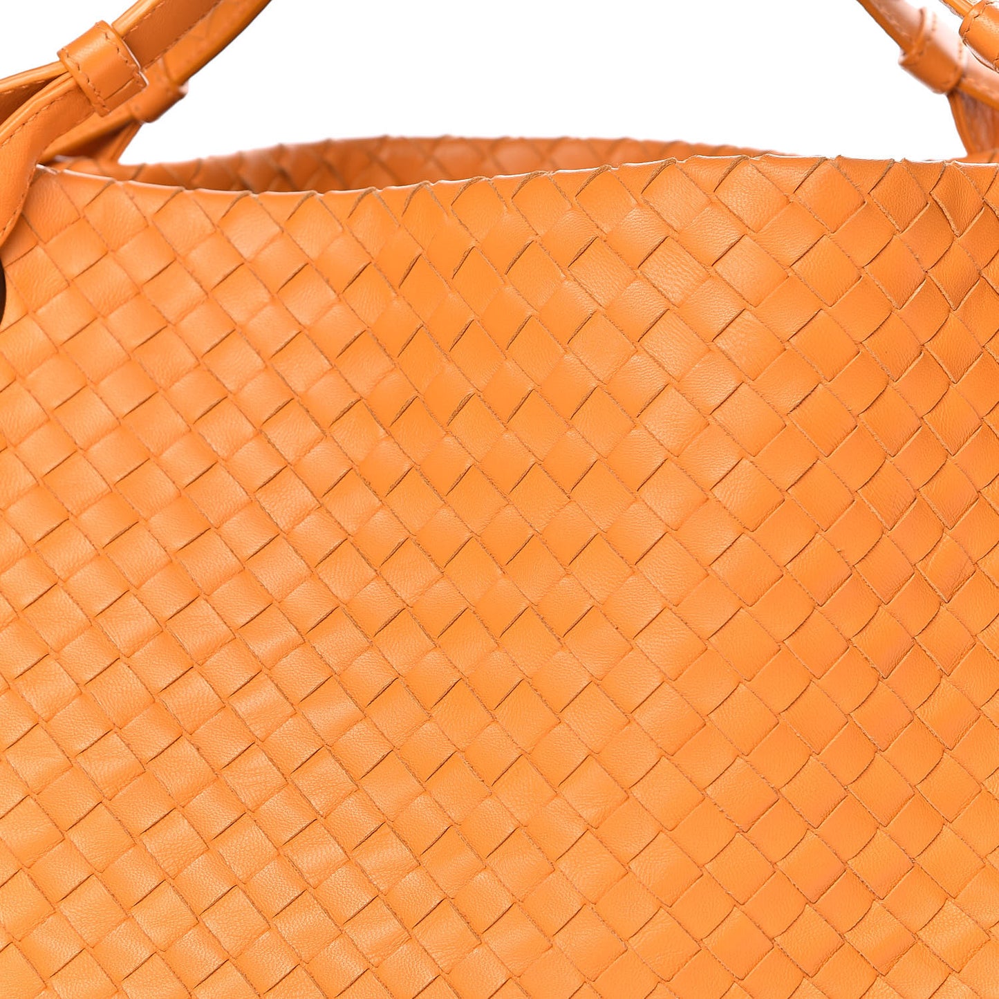 Nappa Intrecciato Medium Garda Bag Orange