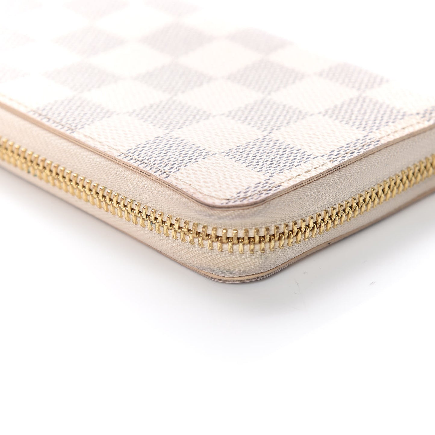 Damier Azur Clemence Wallet Rose Ballerine