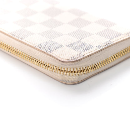 Louis Vuitton Damier Azur Clemence Wallet Rose Ballerine 11 of 12