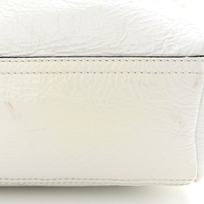 Givenchy Crinkled Patent Deerskin Mini Pandora White 18 of 19