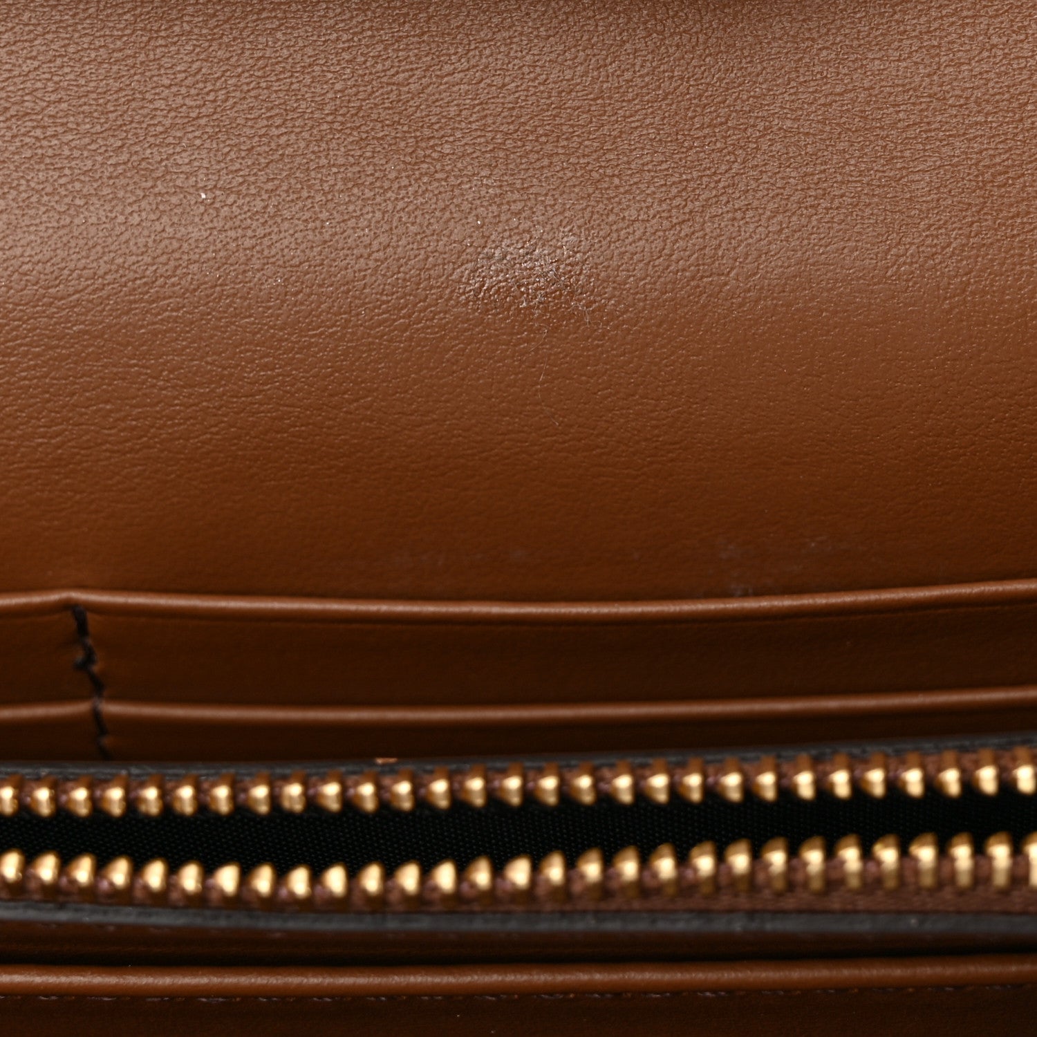 Burberry Derby Calfskin House Check Henley Wallet On Chain Tan 10 of 14