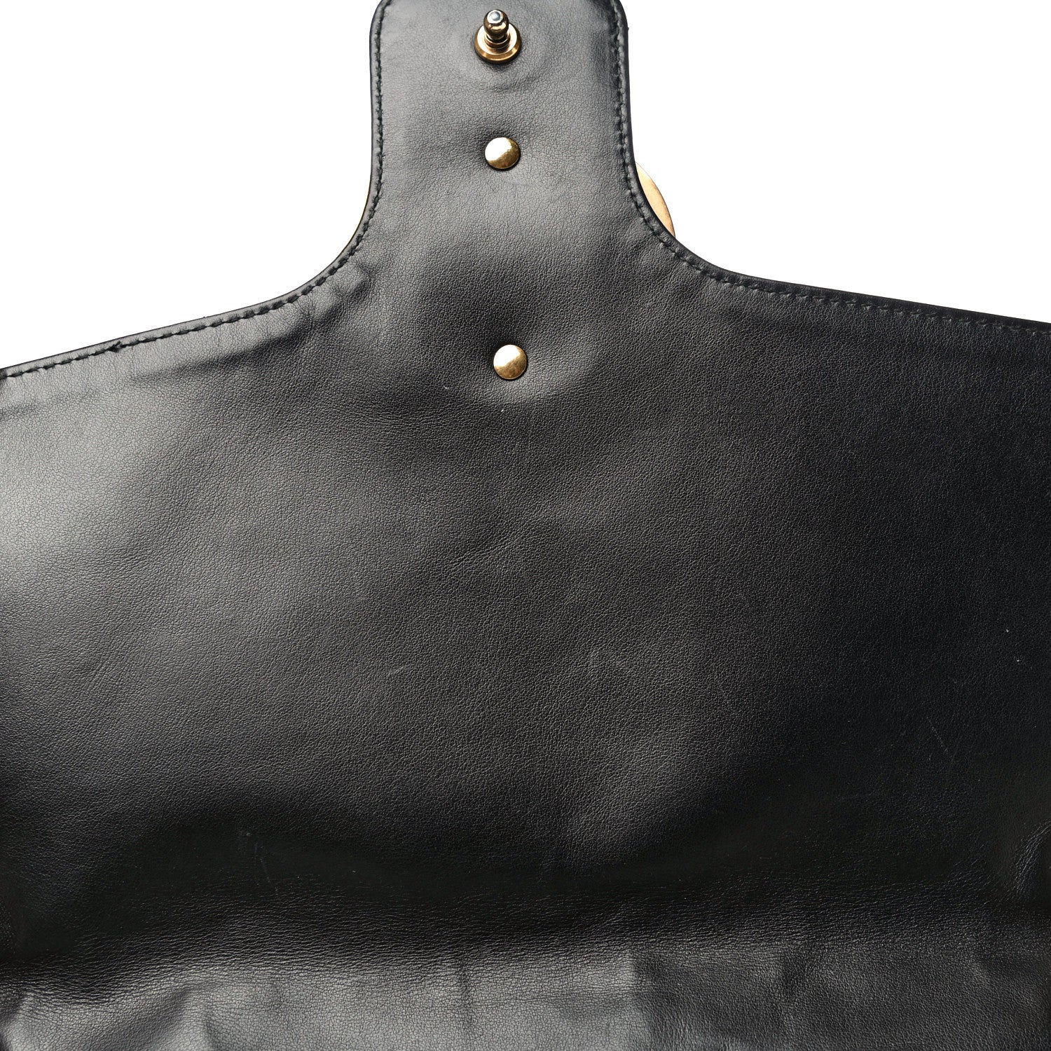 Gucci Calfskin Matelasse Large GG Marmont Shoulder Bag Black 20 of 26