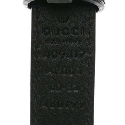 Gucci Calfskin Double G 20mm Belt 80 32 Black 5 of 7