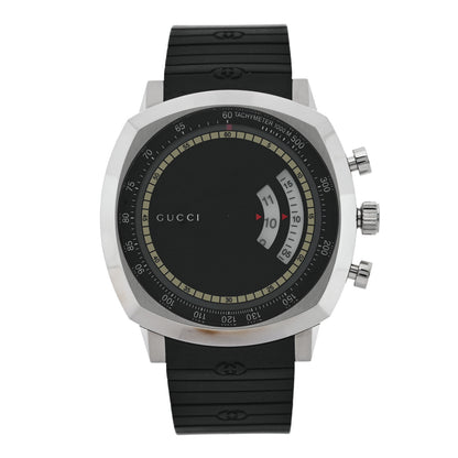 Gucci Stainless Steel Rubber 40mm Grip Quartz Watch Black 1 of 4