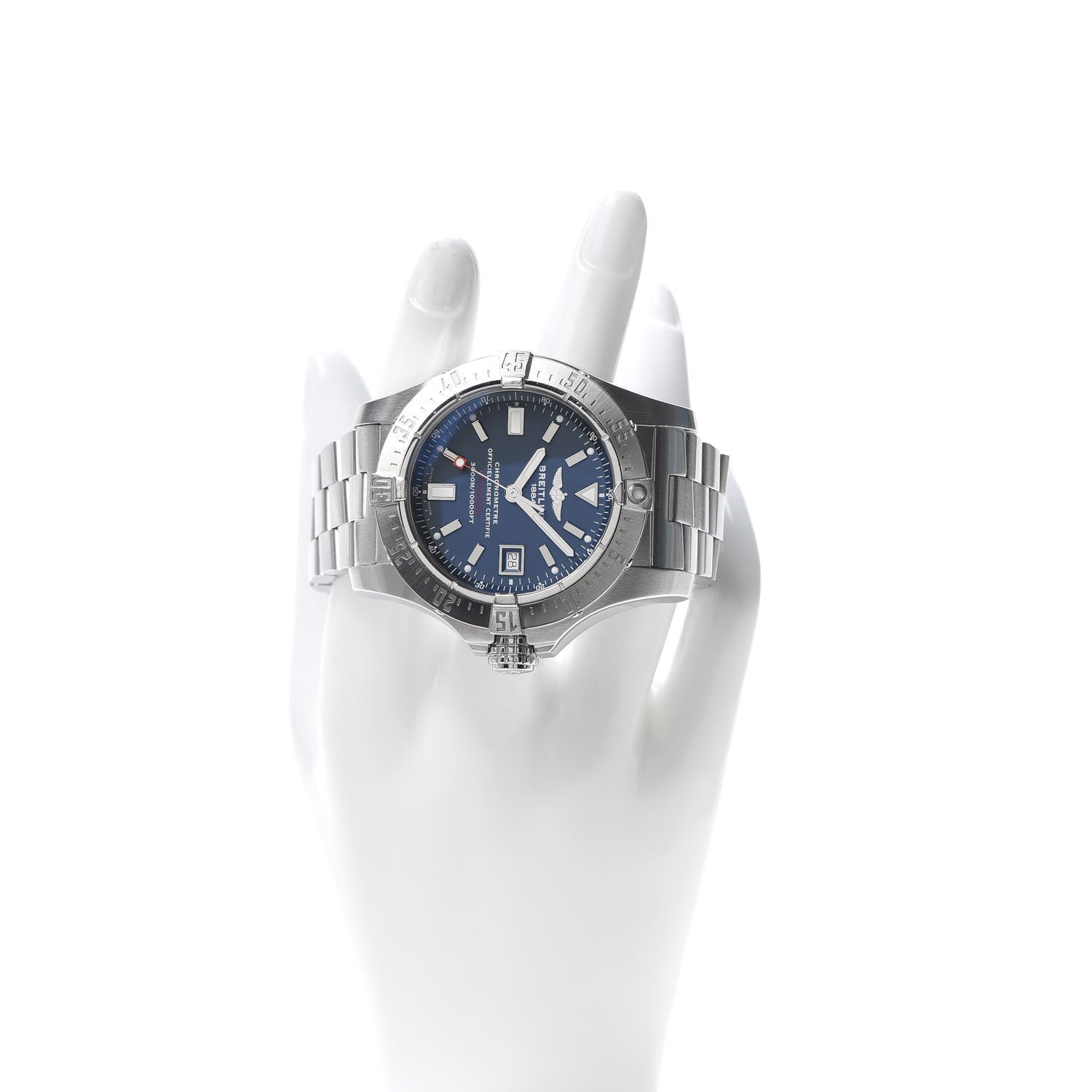 Breitling Stainless Steel 45mm Avenger Seawolf Automatic Watch Blue A1733010 2 of 7