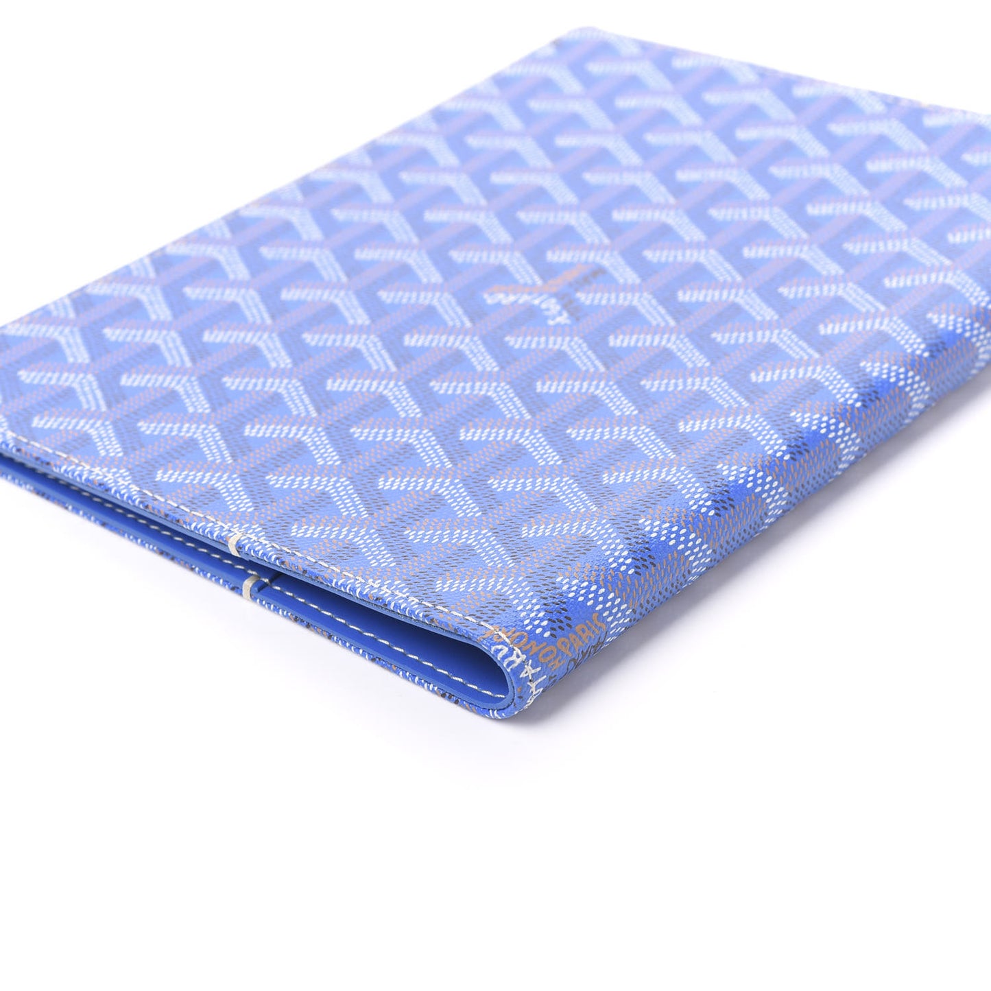 Goyardine Agenda Cover Sky Blue