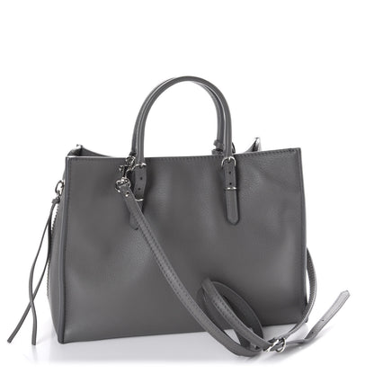 Balenciaga Veau Papier A6 Zip Around Tote Gris Metal 3 of 10