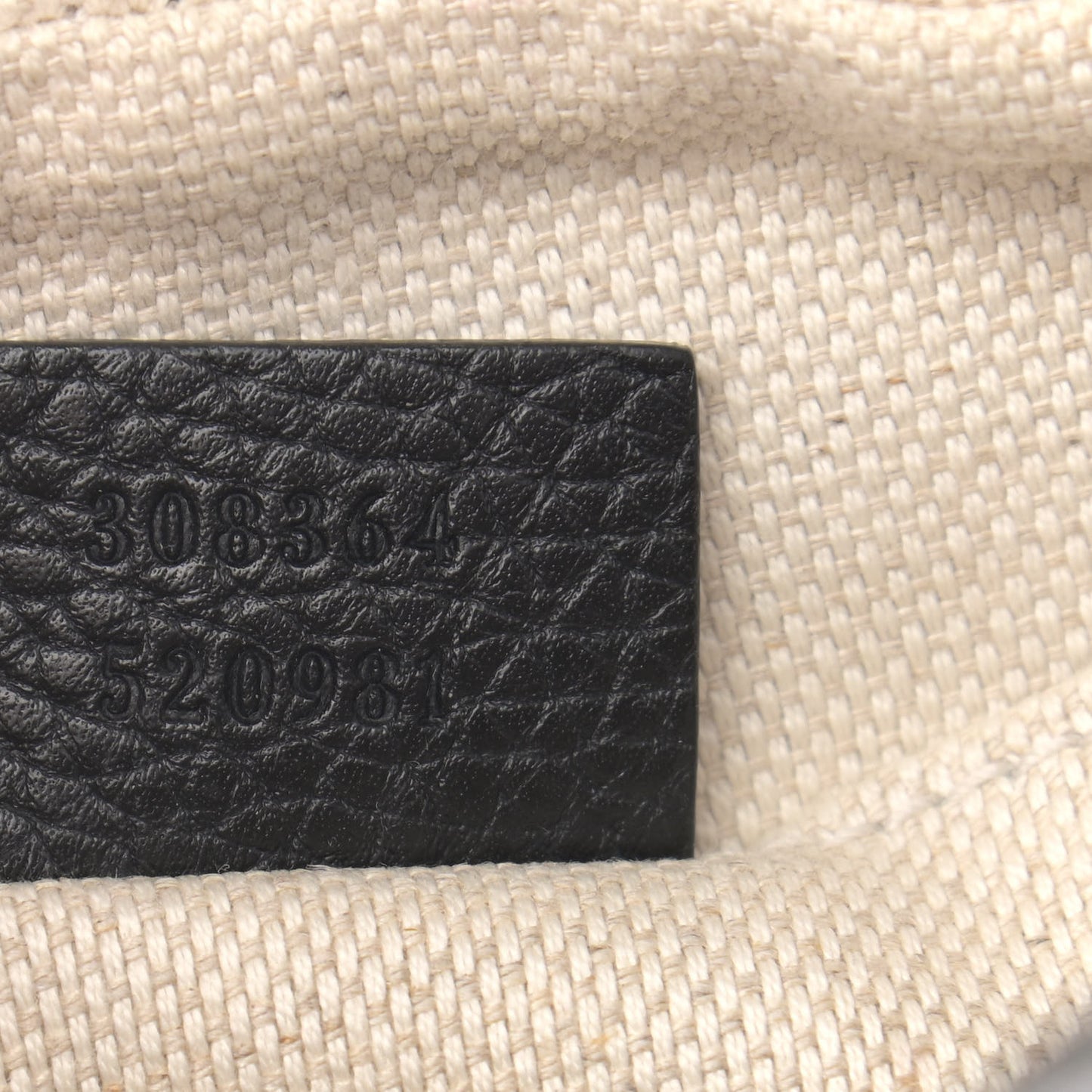Pebbled Calfskin Small Soho Disco Bag Black