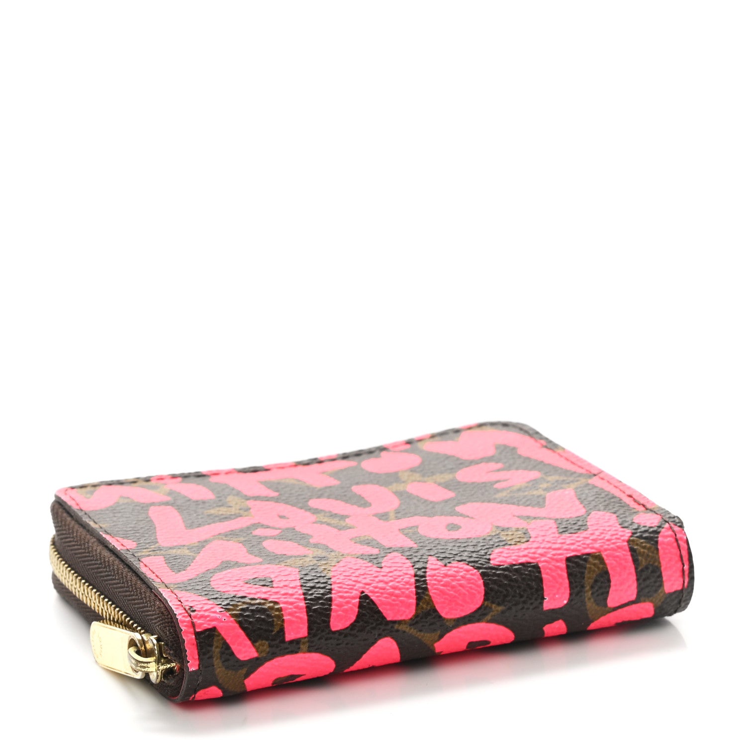 Louis Vuitton Monogram Graffiti Zippy Coin Purse Fuchsia 4 of 7