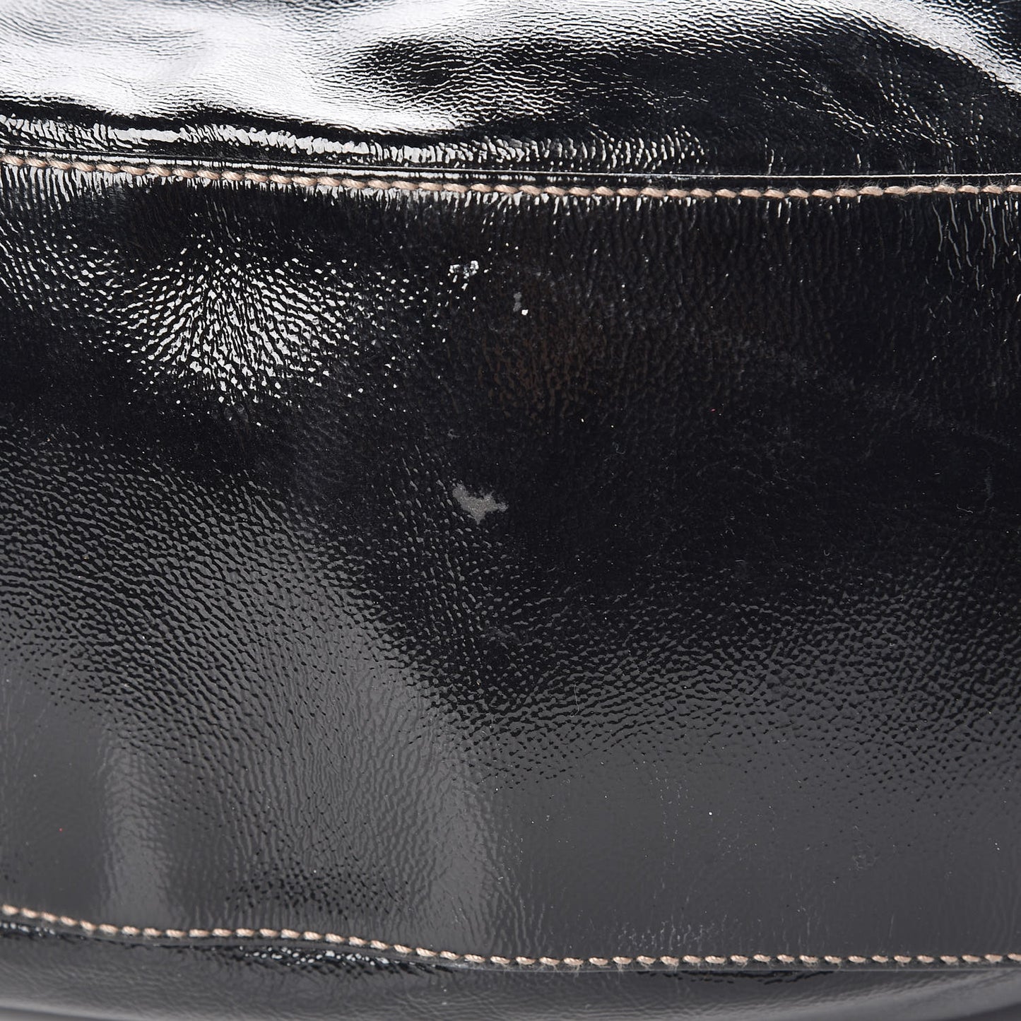 Patent Medium Pelham Shoulder Bag Black