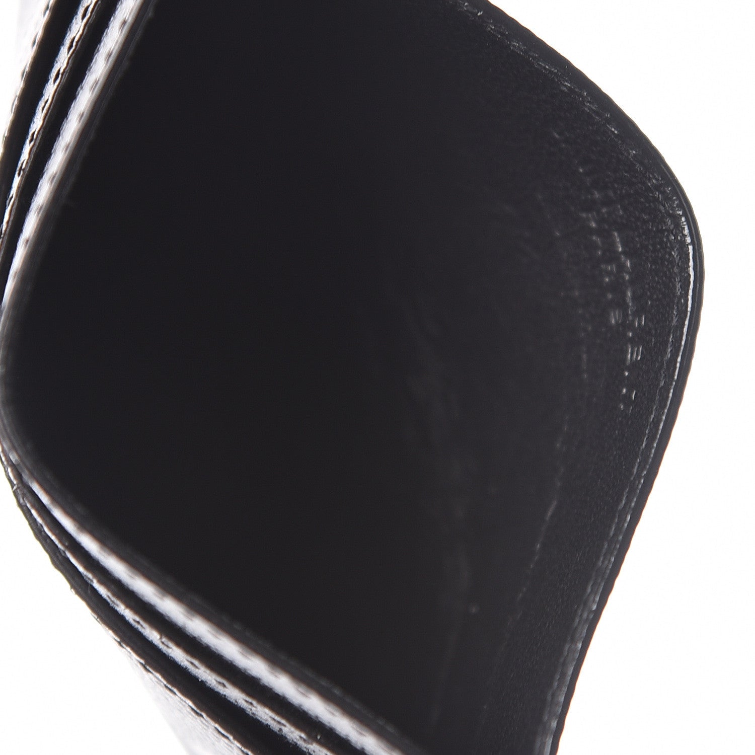 Saint Laurent Grain De Poudre Musical Notes Credit Card Case Black 5 of 8