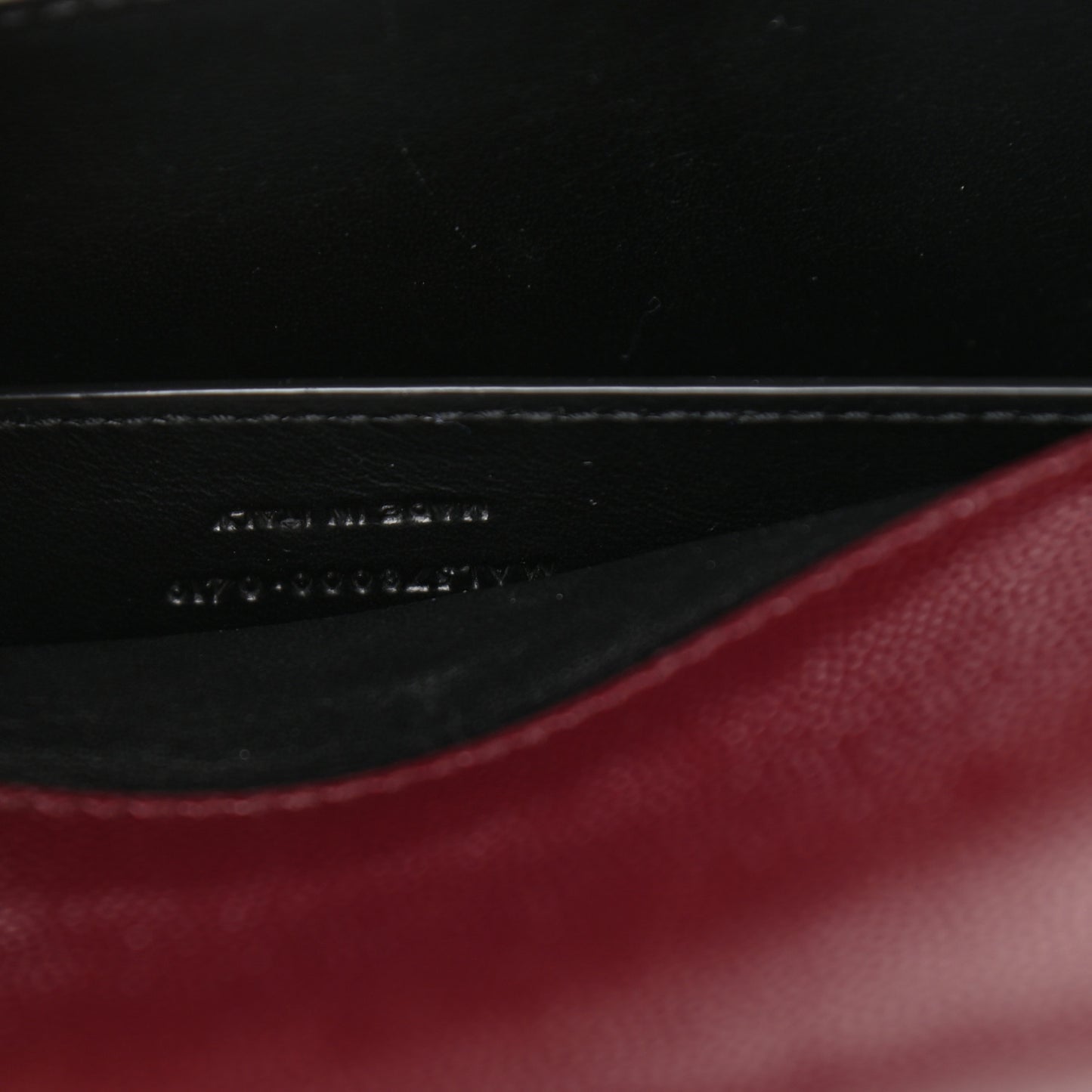 Grain de Poudre Medium Classic Monogram Cassandra Top Handle Rouge Legion