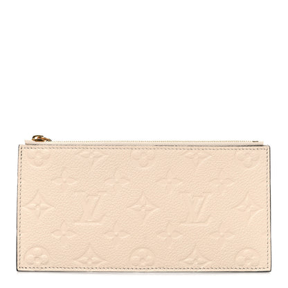 Louis Vuitton Empreinte Felicie Chain Wallet Zippered Insert Cream 1 of 6