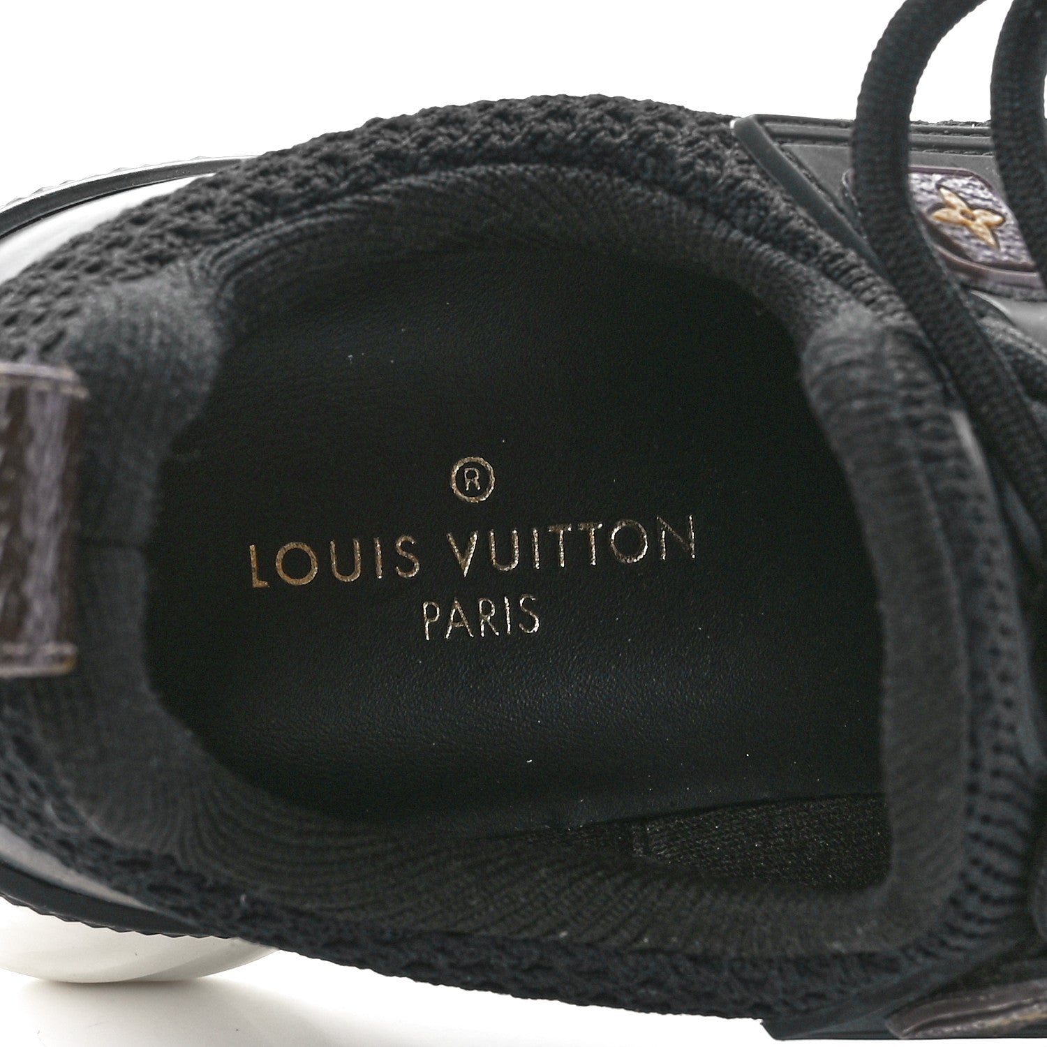 Louis Vuitton Technical Nylon Monogram Rubber Aftergame Sneakers 35 Black 8 of 9