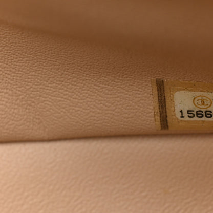 Chanel Caviar Quilted Jumbo Double Flap Light Beige 7 of 11