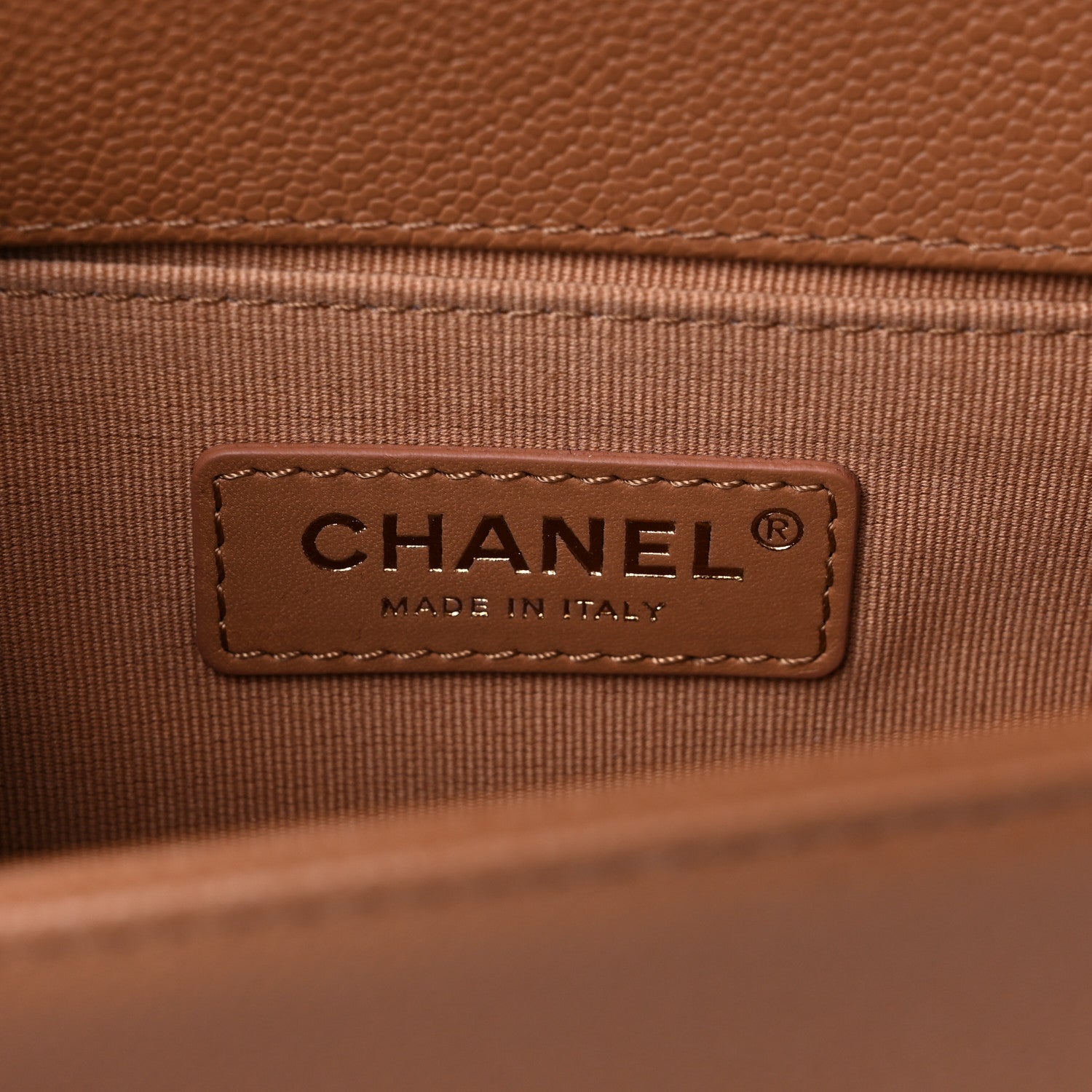 Chanel Caviar Quilted Small Boy Flap Brown 6 of 9
