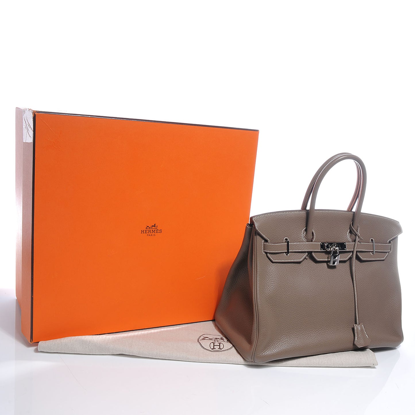 Taurillon Clemence Birkin 35 Etoupe