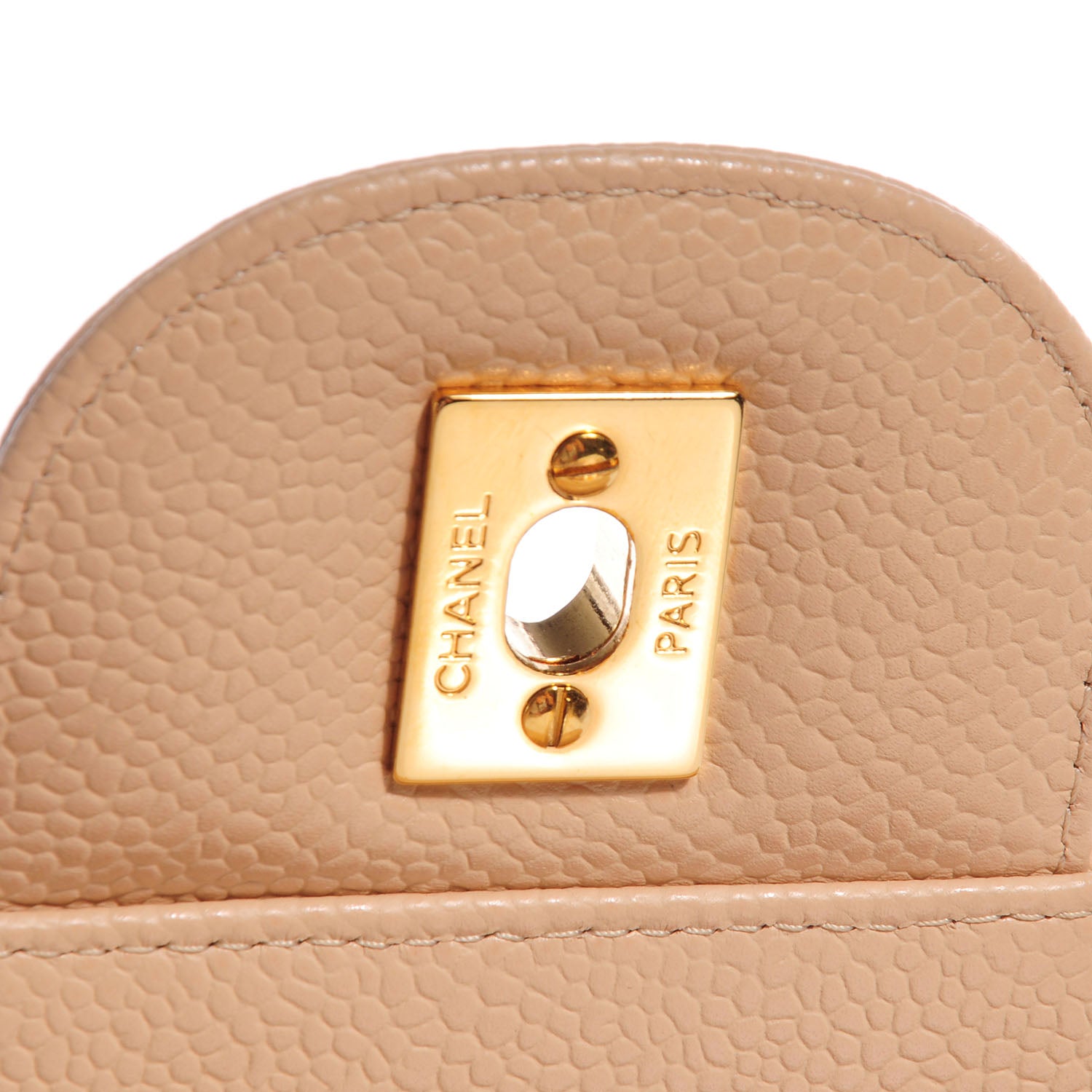 Chanel Caviar Jumbo Double Flap Beige Clair 6 of 9