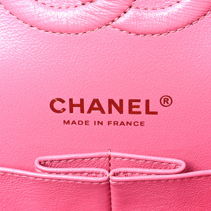 Chanel Caviar Quilted Medium Double Flap Pink 6 of 10