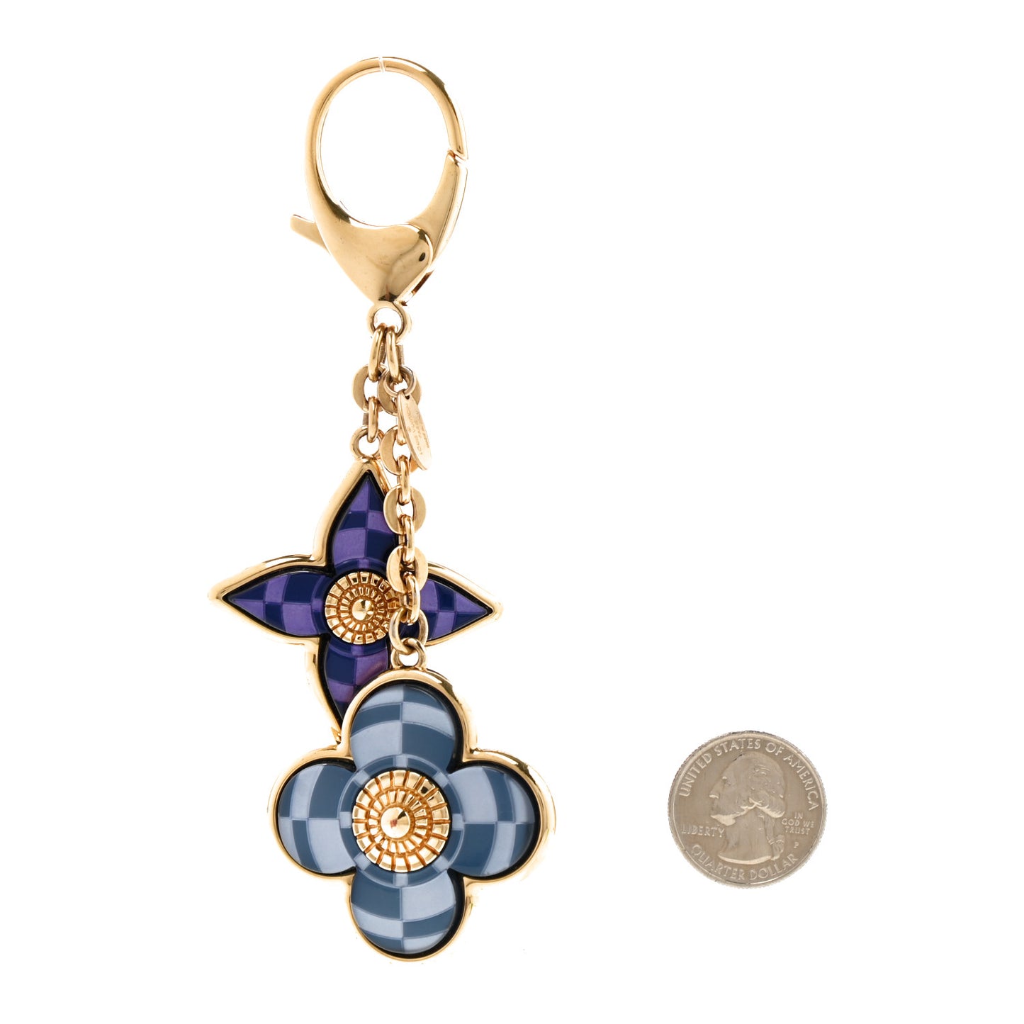 Mosaique Bag Charm Blue